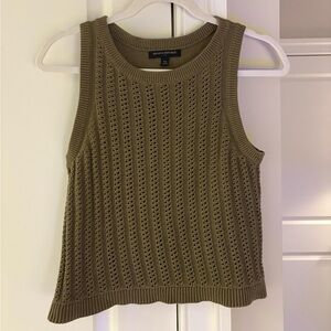 Banana Republic Women's Olive Knit Tank Top